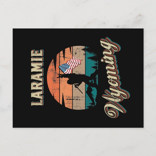 Laramie Wyoming Vykort (Framsida)