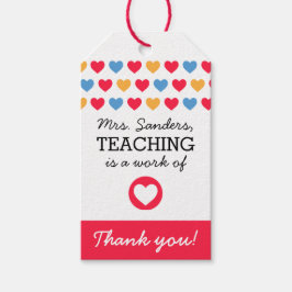 "Lärande är ett hjärtearbete" Märkre för lärare Presentetikett