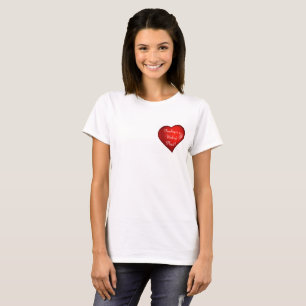 Lärande är ett storlekt Hjärtficka T Shirt