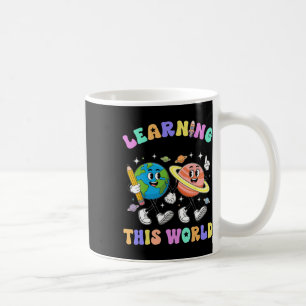 Lärande är ur detta första skoldagen lärare kaffemugg