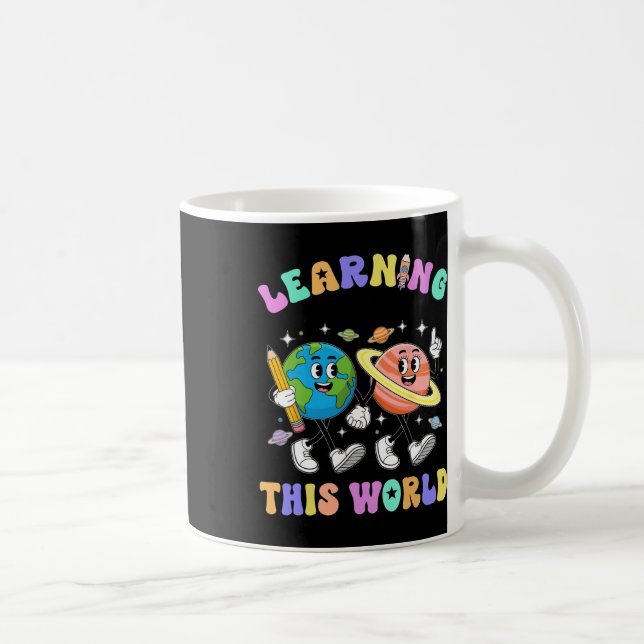 Lärande är ur detta första skoldagen lärare kaffemugg (Höger)