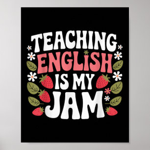 Lärande engelska är min Sylt Lärare Back to school Poster