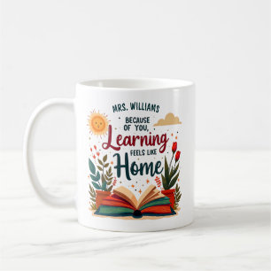 Lärande känns som hemlärare. kaffemugg