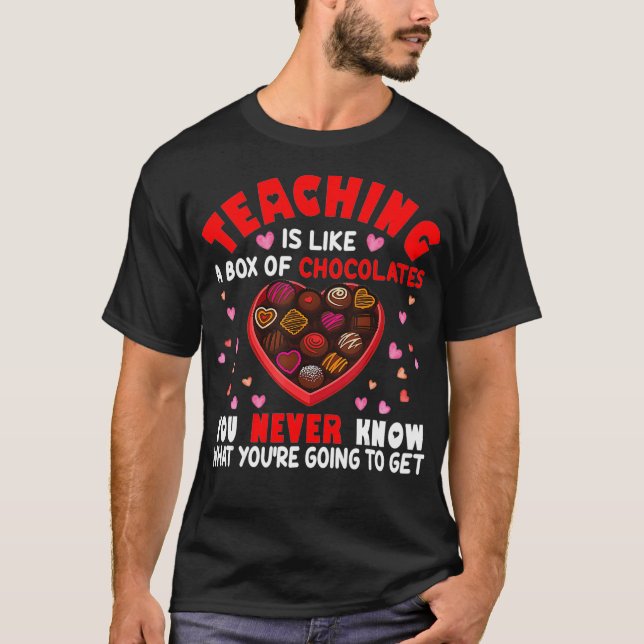 Lärande som "Bo of Chocolates Valentine Day Tea" T Shirt (Framsida)