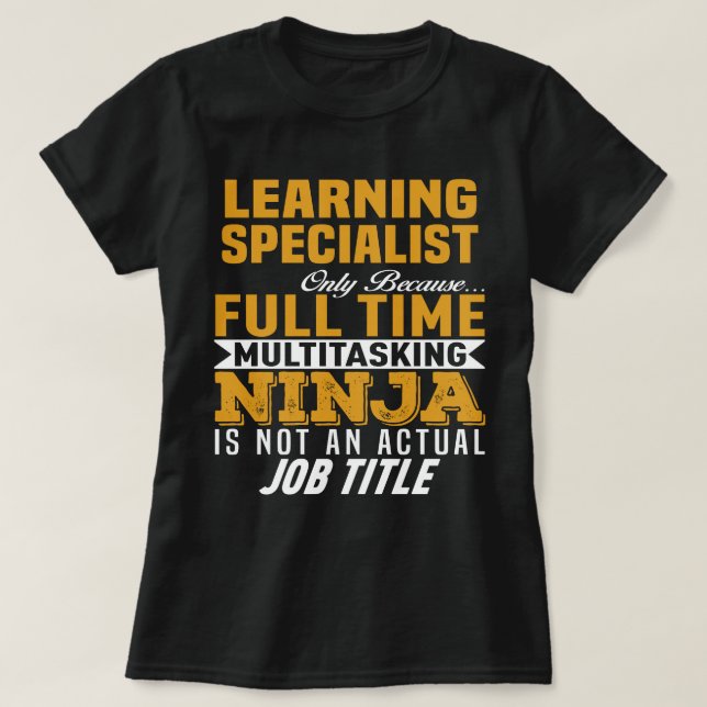 Lärande specialister t shirt (Design framsida)