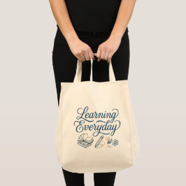 Lärande Vardaglig inspiration present till lärare Tygkasse