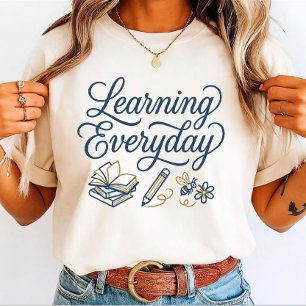 Lärande vardagsskrift för mellanstadieelev t shirt
