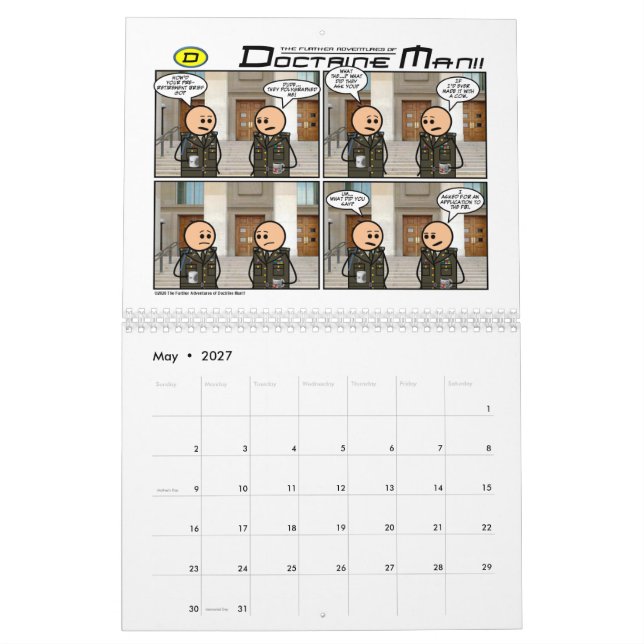 Lärandemannen 2027 Kalender (May 2027)