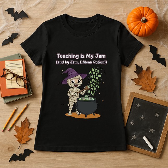 Lärandet är min Sylt Cute Halloween-gåva för lärar T Shirt (Skapare uppladdad)