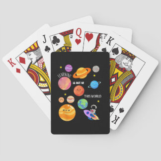 Lärandet är ur denna världsvetenskap i Rymden Casinokort