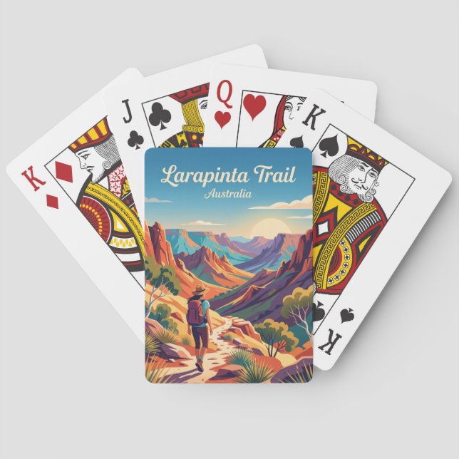 Larapinta Trail Australien Casinokort (Baksidan)