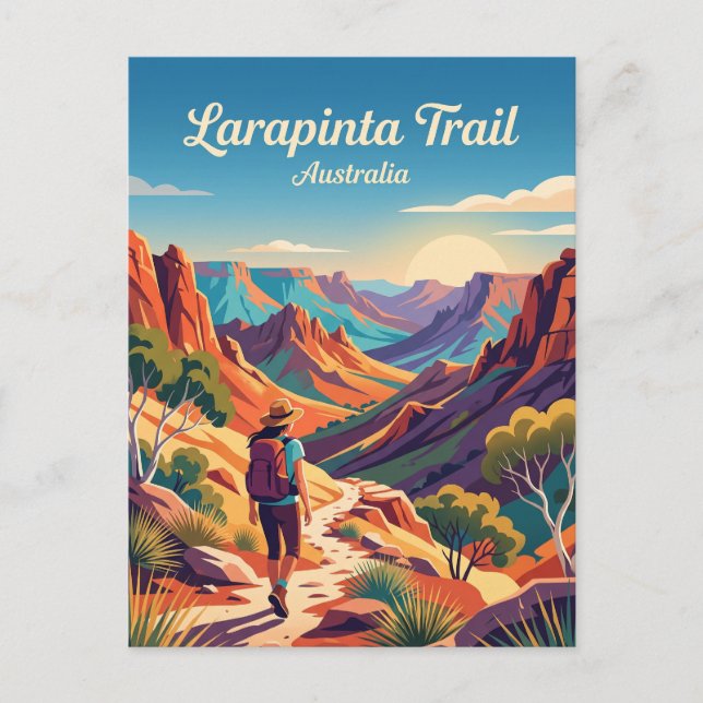 Larapinta Trail Australien Vykort (Framsida)