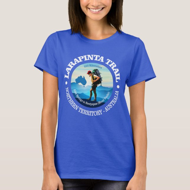 Larapinta Trail (Hiker C) T Shirt (Framsida)
