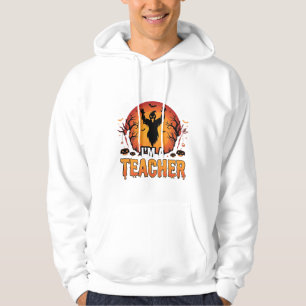 Lärar Halloween Kuslig Spöklik Lärardesign_1 Hoodie