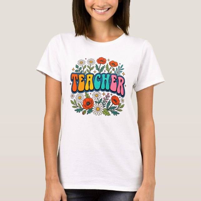 Lärar-T-shirt för lärare, lärarstudenter T Shirt (Framsida)