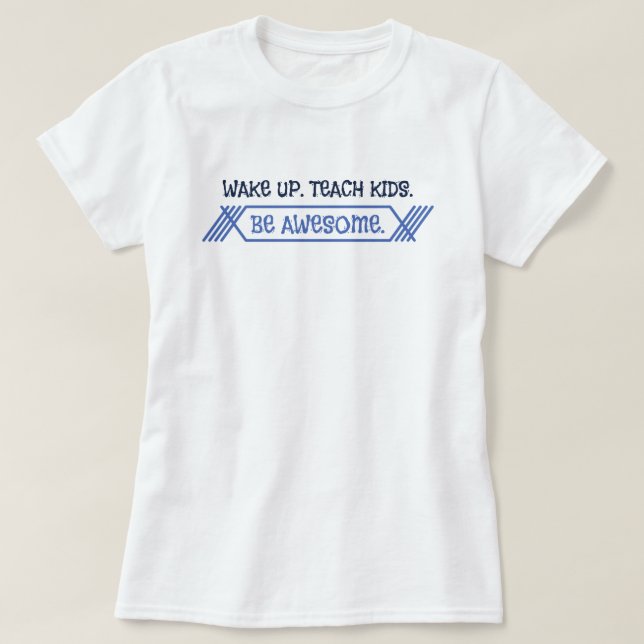 Lärar-T-Shirt T Shirt (Design framsida)