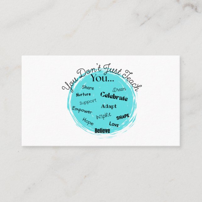 LärarAffärskort Visitkort (Framsida)