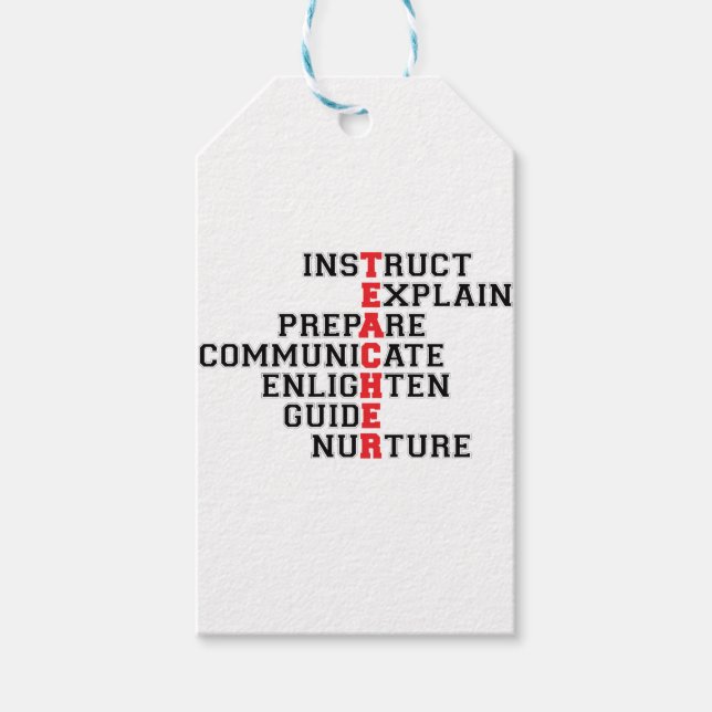 Lärarakrost Presentetikett (Framsidan)