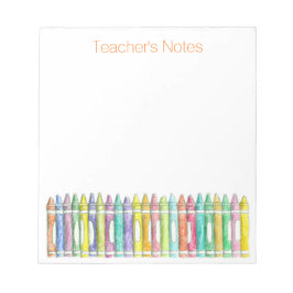 Läraranteckningar från Färg Kritor Anteckningsblock