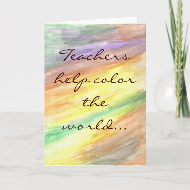 Läraranteckningskort Kort (Framsida)