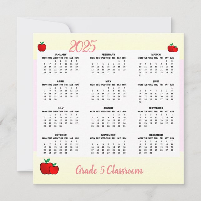 Läraräppelkalender 2025 (Framsida)
