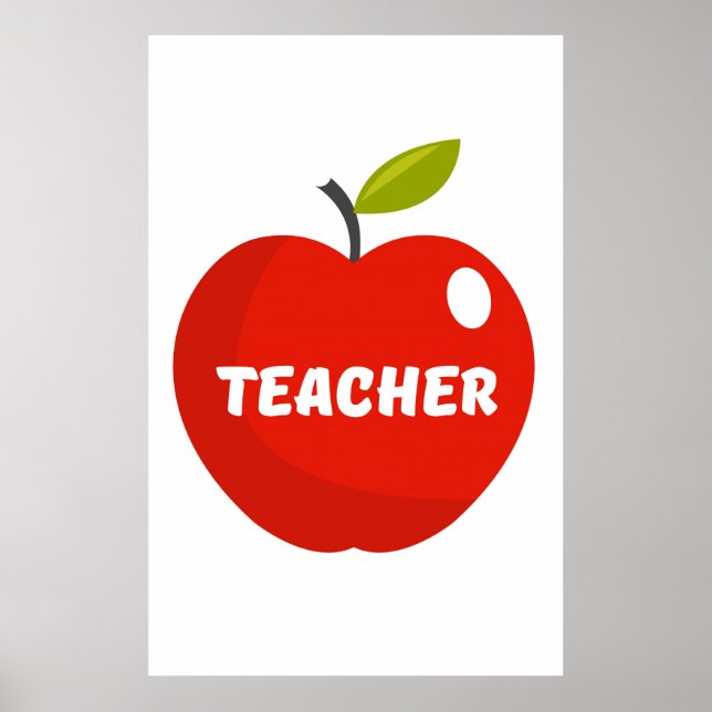 Läraräpple Poster (Framsidan)