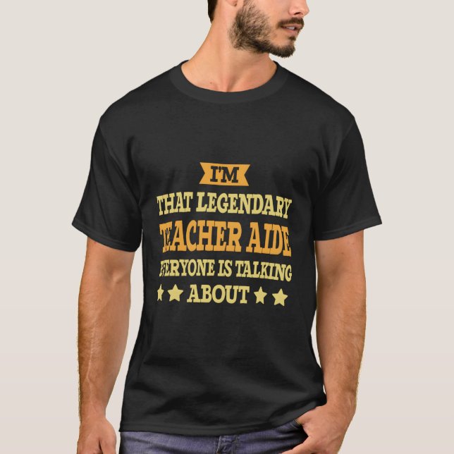 Lärarassistent för arbetslivets titel Anställda Lä T Shirt (Framsida)