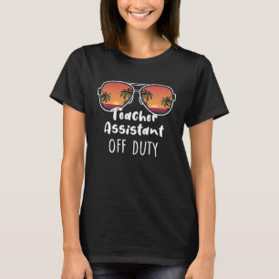 Lärarassistent i tjänst förra dagen vid skolsumman t shirt