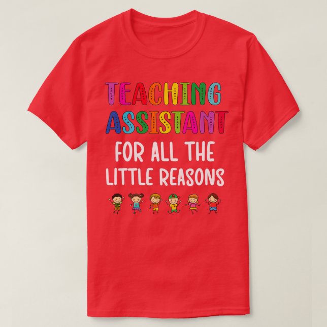 Lärarassistent Lärarutbildningsassistent C T Shirt (Design framsida)