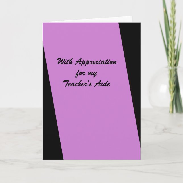 Lärarassistent Tack, Fuschia, Orchid Tack Kort (Framsida)