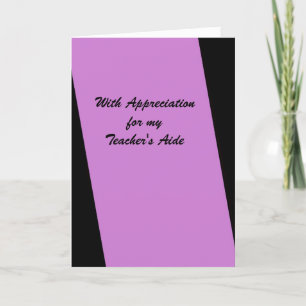 Lärarassistent Tack, Fuschia, Orchid Tack Kort