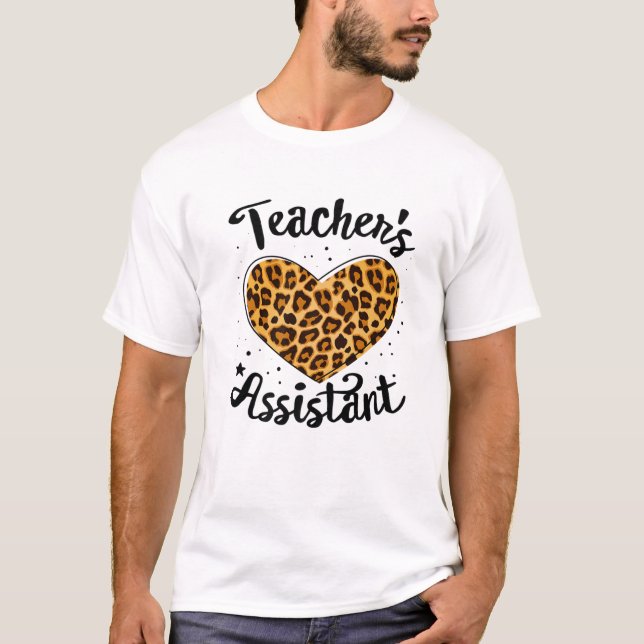 Lärarassistenten ParaProfessional SPED Autism S T Shirt (Framsida)