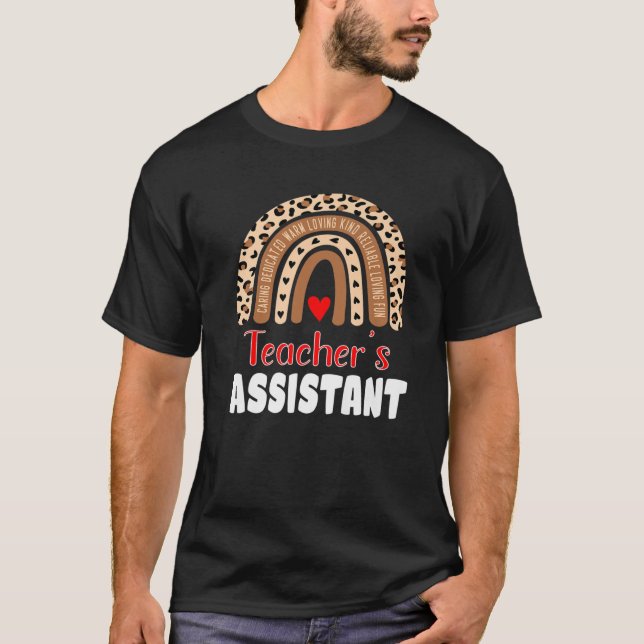 Lärarassistenten ParaProfessional SPED Autism S T Shirt (Framsida)