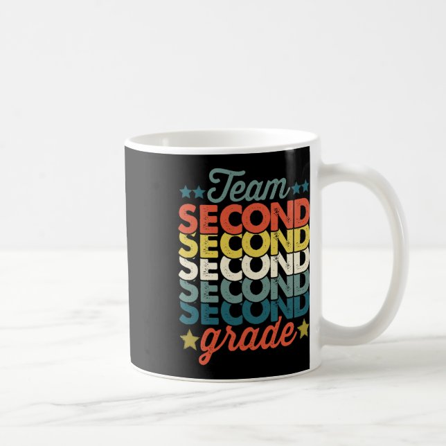 Lärarbarn i andra Klass Back to school Kaffemugg (Höger)