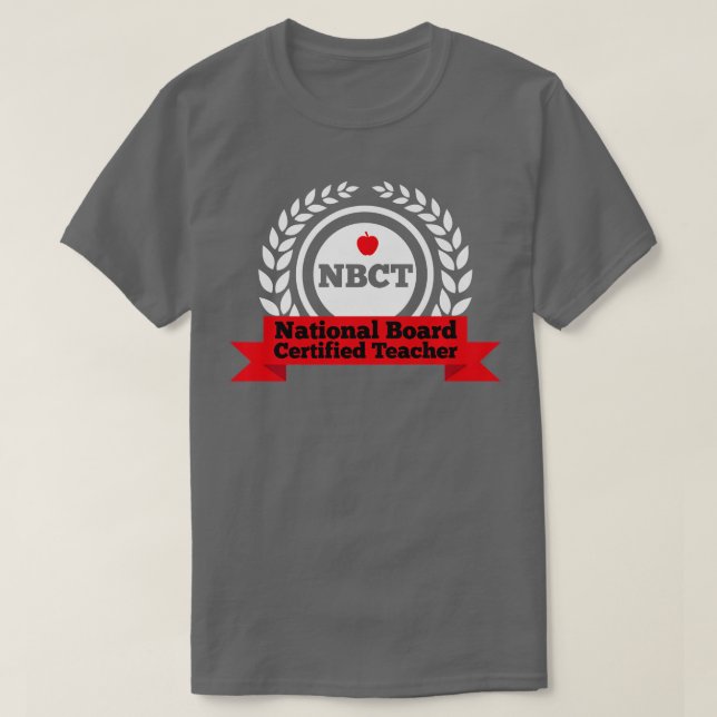 Lärarbedömning av NBCT-Auktoriseraden T Shirt (Design framsida)