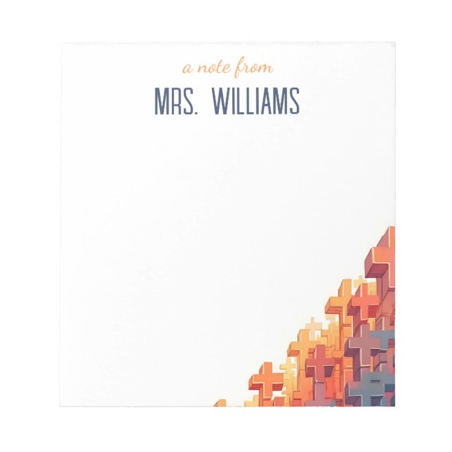 Lärarbedömning för färgstarka plustecken Anpassnin Anteckningsblock (Framsida)