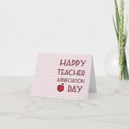 Lärarbedömningsdag Tack Kort