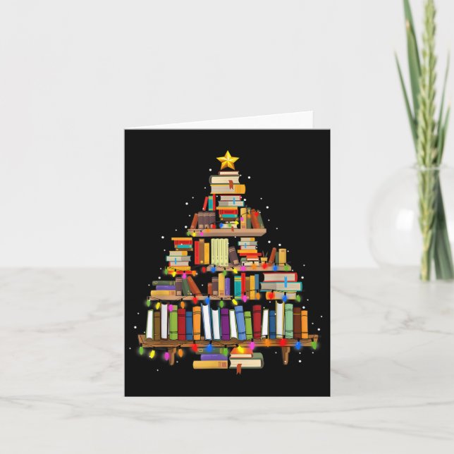 Lärarbibliotekarie i bok Ljus Julgran Kort (Framsida)