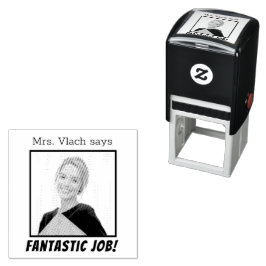 Lärarbild Fantastiskt Jobb / Personlig Självfärgande Stämpel