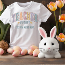 Lärarbunny! Personlig Påsk Tee