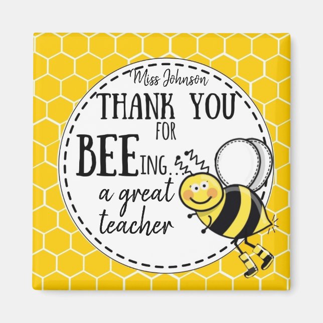 Lärarchristmas presentuppskattningsmagnet magnet (Framsidan)