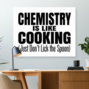 Lärarcitat för funny kemi poster