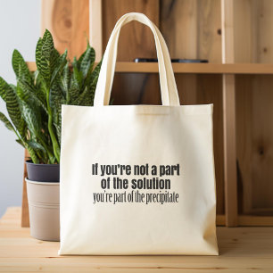Lärarcitat för funny kemi tygkasse