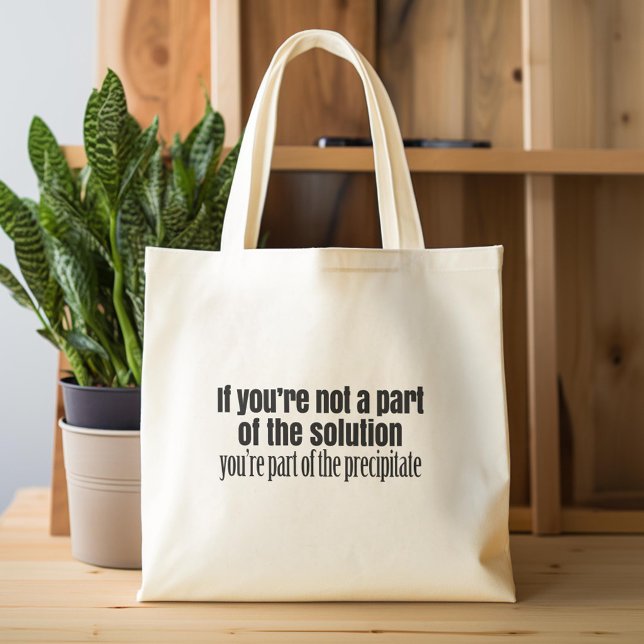 Lärarcitat för funny kemi tygkasse (Custom Tote Bag)