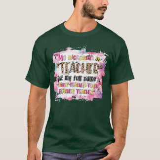 Lärarcitat present t shirt