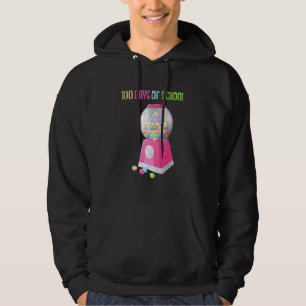 LärarCoola i 100 dagar med skolgumboll Hoodie