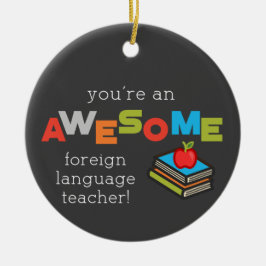 Lärardag i främmande språk, Fantastisk Julgransprydnad Keramik