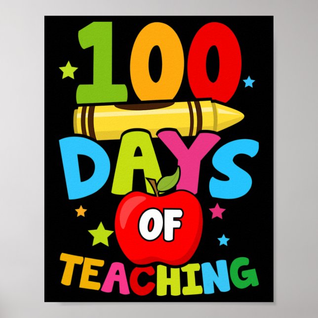 Lärardagar 100 dagar poster (Framsidan)