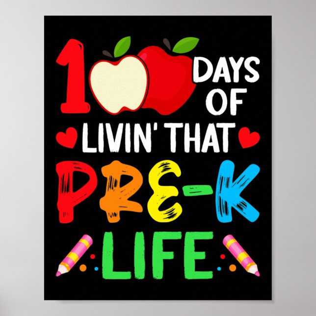 Lärardagar i skolan före k Life Teacher Student Poster (Framsidan)