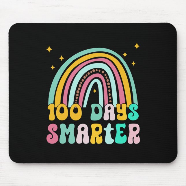 Lärardagen - 100 dagar Smartare regnbåge 2 Musmatta (Framsidan)